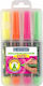 Centropen Highlighters Colorful 4pcs