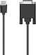 HAMA Кабел DVI-D Мъжки - DisplayPort Мъжки 1.5м Черен 00200713