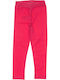Kinder Leggings Lang Fuchsia
