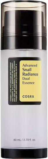 Cosrx Advanced Snail Radiance Dual Essence Moisturizing & Anti-aging Essence Face with Snail Secretion & Niacinamide for Radiance 80ml