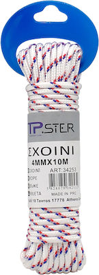 Tpster Σχοινί Tricotat 4mm 10m