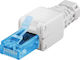 Microconnect Щепсел RJ-45 мъжки Бял (KON521TL)