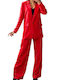 Chica Women's Red Set with Trousers