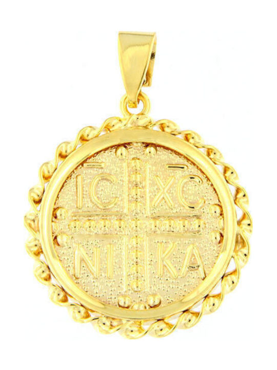 Ηώς Μενταγιόν Κωνσταντινάτο Χρυσό 14K