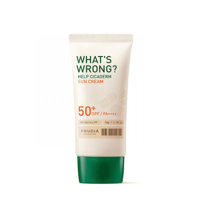 Frudia What’s Wrong Cicaderm Sonnenschutz Creme Für das Gesicht SPF50+ 50ml