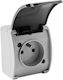 Viplast Power Socket Gray 1pcs