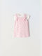 Evita Baby Bodysuit Short-Sleeved Rose