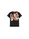 Guess Tricou pentru copii negru jet