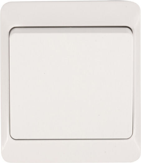 Elektro Plast Waterproof Wall Switch Lighting One-Way with Frame White