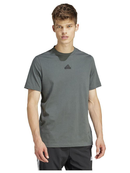 Adidas Future Icons Ανδρικό T-shirt Κοντομάνικο Ασημί