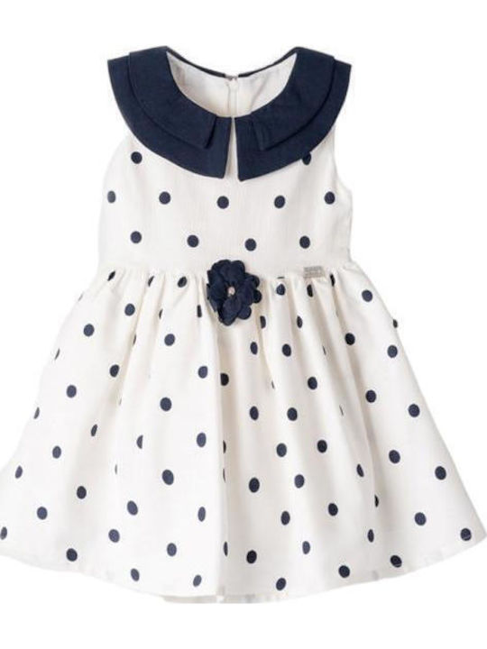 Rochie pentru Copii Fără mâneci Cu buline Blue