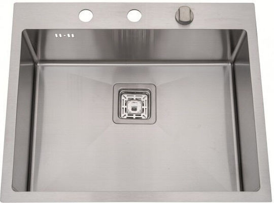Inter Ceramic Alpaca ICK6052 Drop-In Мивка Inox Ш60xД50см Сребрист