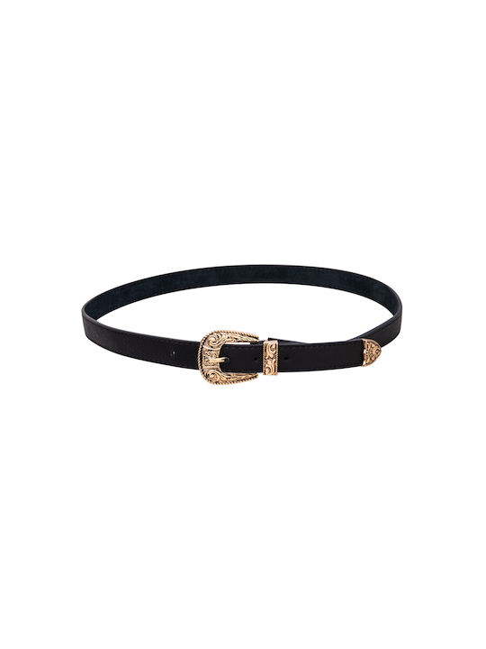 Leather Women's Belt Black