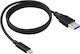 2GO Regular USB 2.0 Cablu USB-C bărbătesc - micro USB-B 100W Negru 1m (795731)