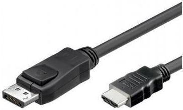 Techly Кабел DisplayPort мъжки - HDMI мъжки 2м Черен (ICOC-DSP-H12-020)