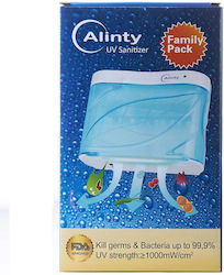 Alinty Presă cu Distribuitor Automat de Pastă de dinți Plastic Albă