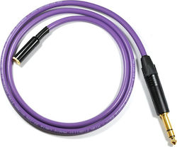 Melodika Studio- und Musikinstrumentenkabel 6,3mm Stecker - 3,5 mm Buchse 0,2m