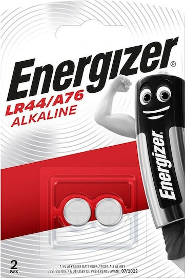 Energizer Αλκαλικές Μπαταρίες Ρολογιών LR44 1.5V 2τμχ
