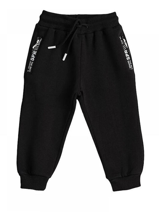 Sprint Copilăresc Pantalon de Trening Negru 1buc