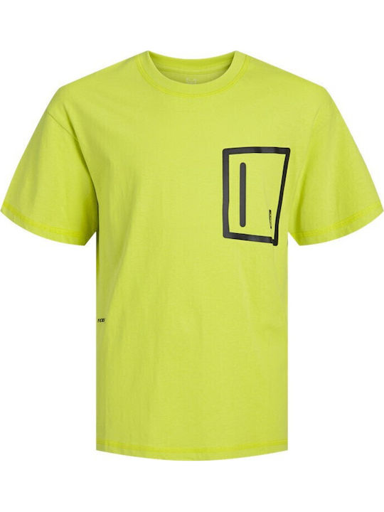 Jack & Jones Παιδικό T-shirt Κίτρινο