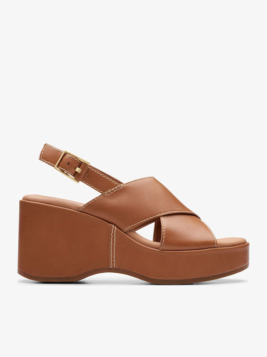 Clarks Manon Wish Καλοκαιρινές Γυναικείες Πλατφ...