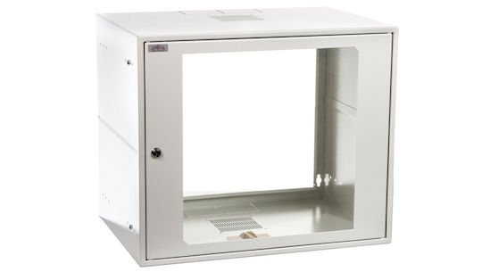 Sabaj Монтиран на стена Рак кабинет 9U 55.5x55.5x40см Сив SZWS-19-9U-40-DS