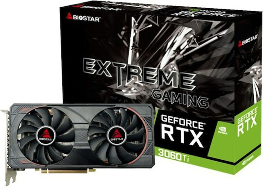 Biostar GeForce RTX 3060 Ti 8GB GDDR6 Κάρτα Γραφικών