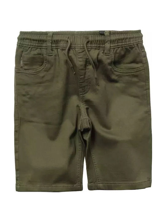 Șort/Salopetă Copii din Material Textil Haki
