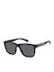 Polaroid Men's Sunglasses With Black Horn-Rimmed Frame And Grey Lens PLD2155/S 003/M9