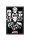 Walls Poster Jojo's Bizarre Adventure Black & White 15x20cm