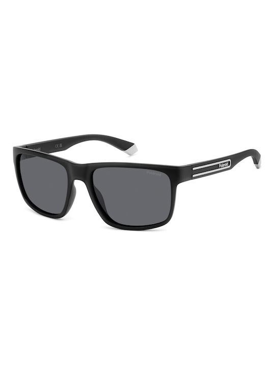 Polaroid Men's Sunglasses with Black Plastic Frame and Black Lens PLD2157/S 003/M9