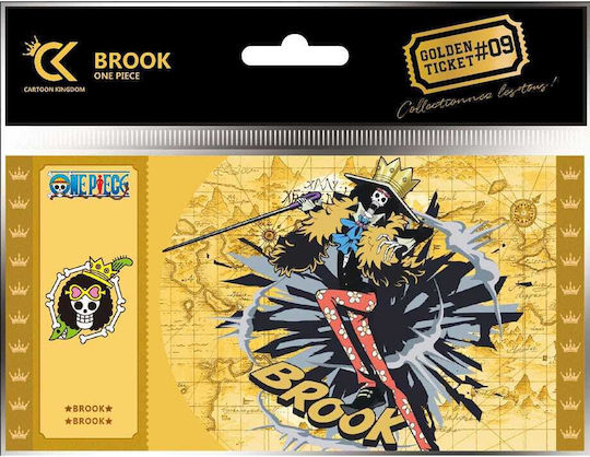 Cartoon Kingdom One Piece: Golden Ticket Ρέπλικα μήκους 7.5εκ.