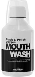 Frezyderm Black & Polish Oxygen για την Ουλίτιδα, Λεύκανση, κατά της Περιοδοντίτιδας & της Πλάκας 250ml Frezyderm Black & Polish Oxygen για την Ουλίτιδα, Λεύκανση, κατά της Περιοδοντίτιδας & της Πλάκας 250ml