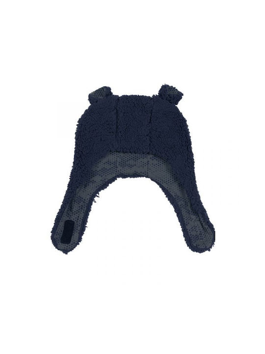 Minene Bear Earmuffs Knitted Blue