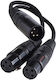 Furutech Furutech Adl 2 x XLR female to XLR male 0.1m Cable
