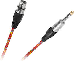 XLR-Buchse - 6,3mm Stecker 5m KPO2757-5