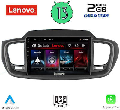 Lenovo Car-Audiosystem für Kia Sorento 2014-2020 (Bluetooth/USB/WiFi/GPS) mit Touchscreen 10"