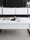 Stand TV Luxe Alb-negru L180xA30xÎ50cm