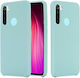 Pure Color Liquid Back Cover Σιλικόνης Μπλε (Galaxy Note 8Redmi Note 8 2021)