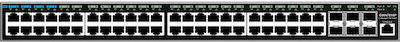 Grandstream GWN7816P Managed L3 PoE++ Switch με 48 Θύρες Gigabit (1Gbps) Ethernet και 6 SFP Θύρες