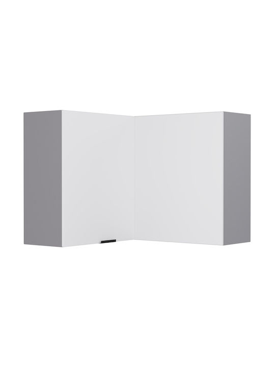 Craft Corner Cabinet Wall White 60x32x72cm