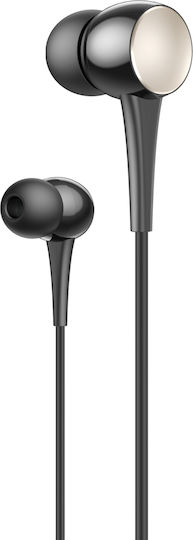 Foneng T30 In-ear Handsfree με Βύσμα 3.5mm Μαύρο