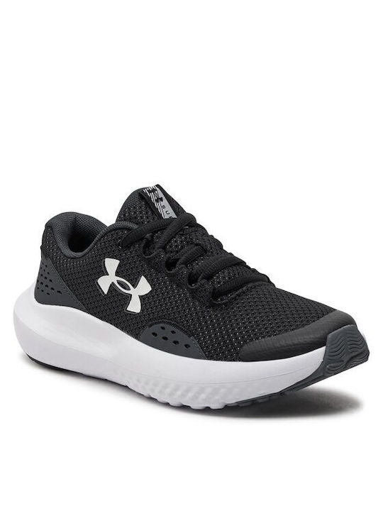 Under Armour Pantofi Sport pentru Copii Alergare Surge 4 Negre