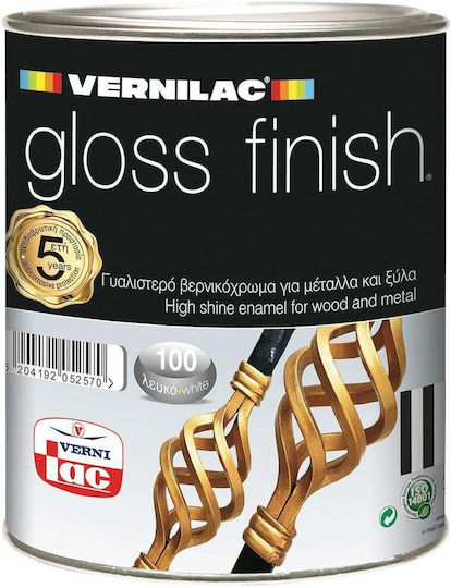 Vernilac Βερνικόχρωμα Gloss Finish 0.375lt Κοκκινο Νο 174 Γυαλιστερό