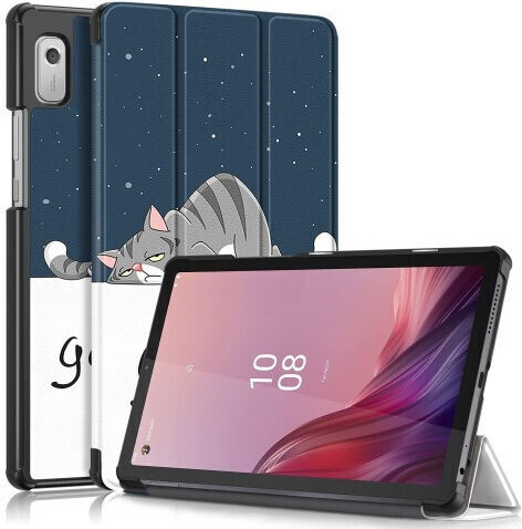 Tri-fold Βάση Στήριξης Flip Cover Πολύχρωμη (Lenovo Tab M9 TB-310FU)