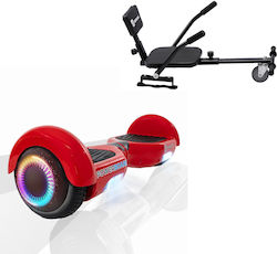 Smart Balance Wheel Regular Red PowerBoard PRO Black Comfort Seat Hoverboard με 15km/h Max Ταχύτητα και 15km Αυτονομία σε Κόκκινο Χρώμα