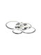 Trio Lighting Ceiling Mount Light Silver with Integrated LED