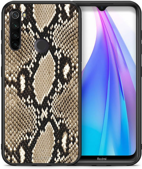 Smartfits Animal Fashion Snake Umschlag Rückseite (Redmi Note 8T)