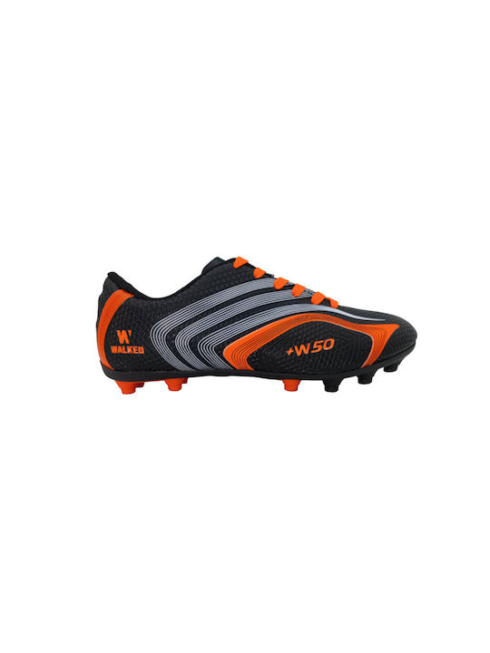 Walked Kids Molded Soccer Shoes Black