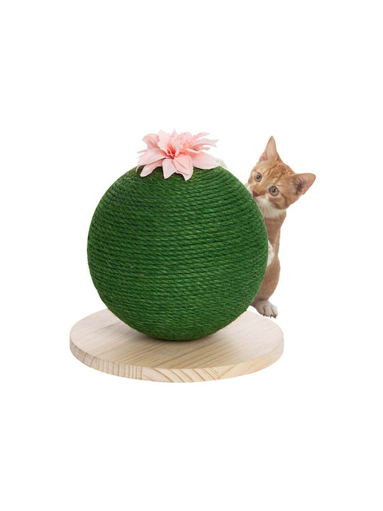 Bakaji Scratching Post Poles Green 25x25cm